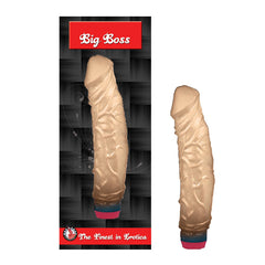 Dildo Big Boss-Flesh Vibrating Dildo 7.5" - Cake Sex Shop