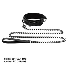 Collarin Sincerely Bow Tie Collar & Leash - Cake Sex Shop 2