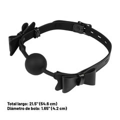 Mordaza Sincerely Bow Tie Ball Gag - Cake Sex Shop 2