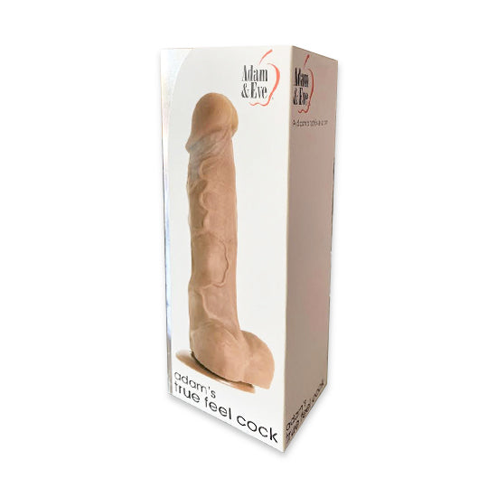 Dildo Adams True Feel Cock Brown 7" - Cake Sex Shop