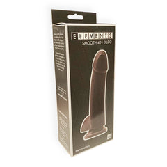 Dildo Elements Smooth 4" - Black - Cake Sex Shop 2
