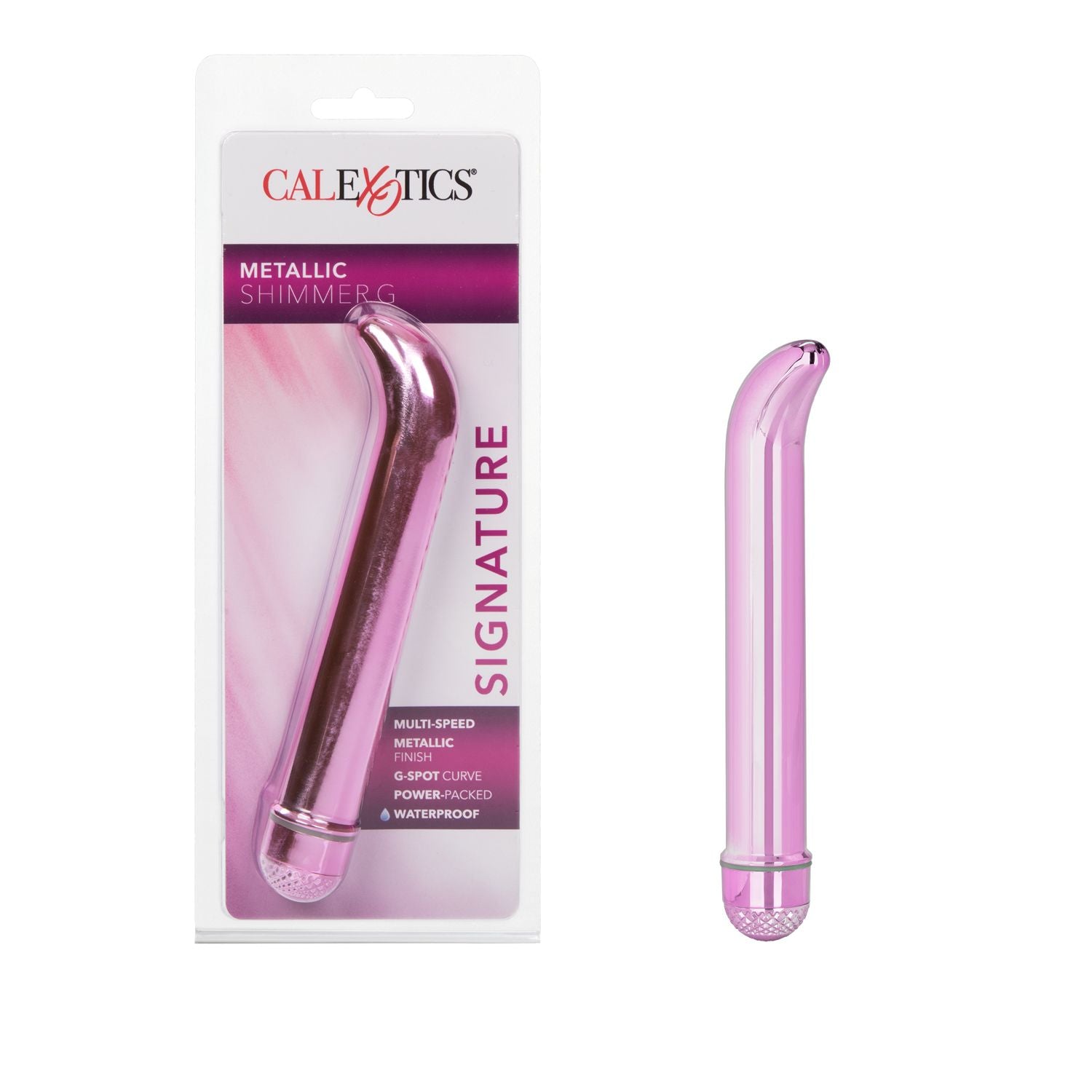 Vibrador Metallic Shimmer G - Pink - Cake Sex Shop