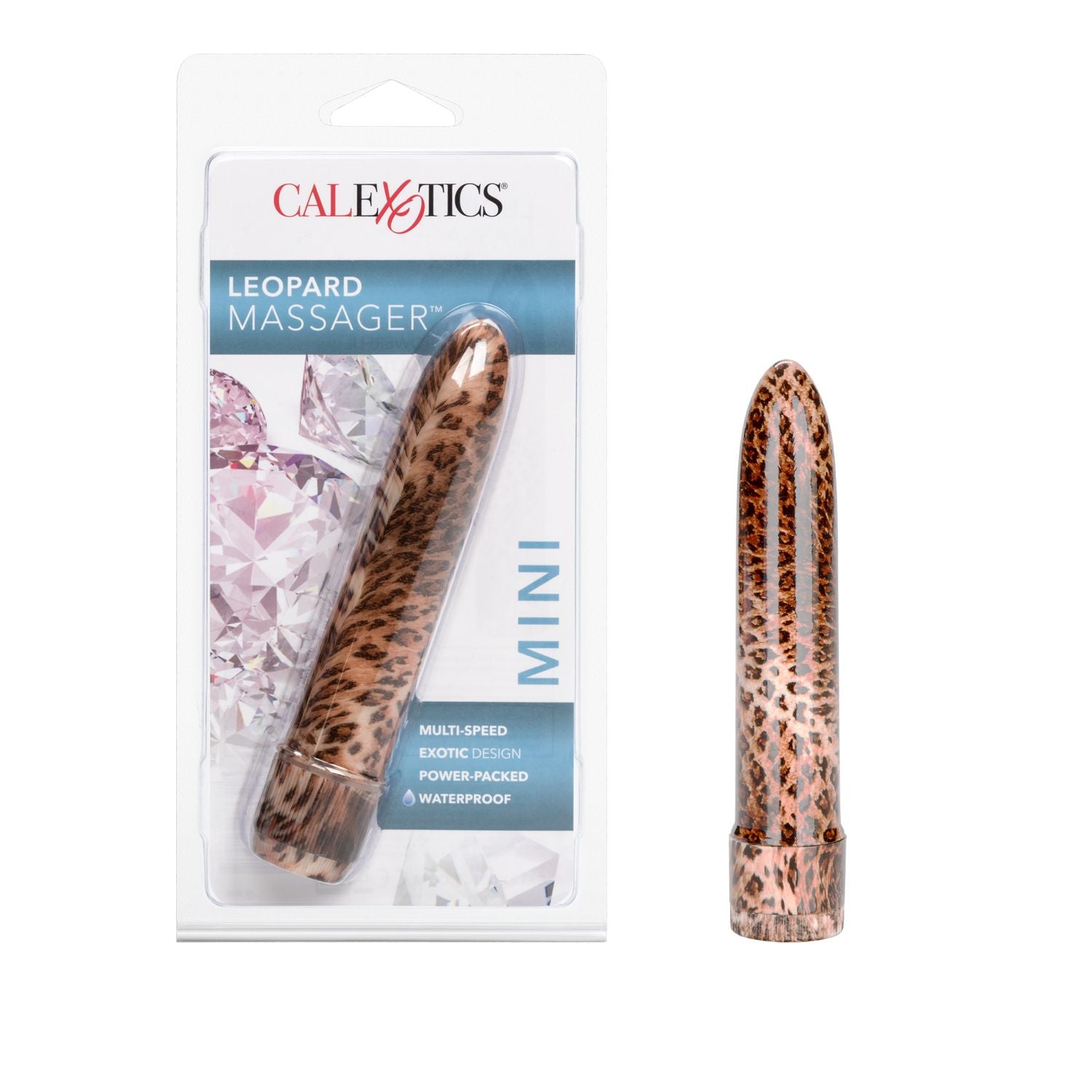 Vibrador Leopard Massager Mini - Brown - Cake Sex Shop