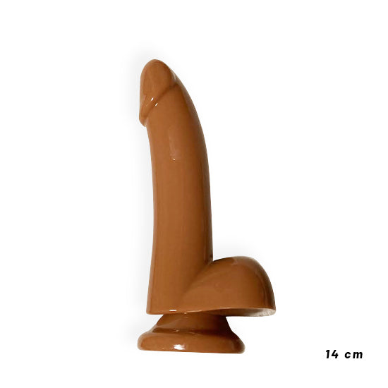 Dildo Elements Smooth 4" - Brown - Cake Sex Shop