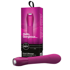 Vibrador Key Ceres G Spot Massager - Raspberry Pink - Cake Sex Shop 2