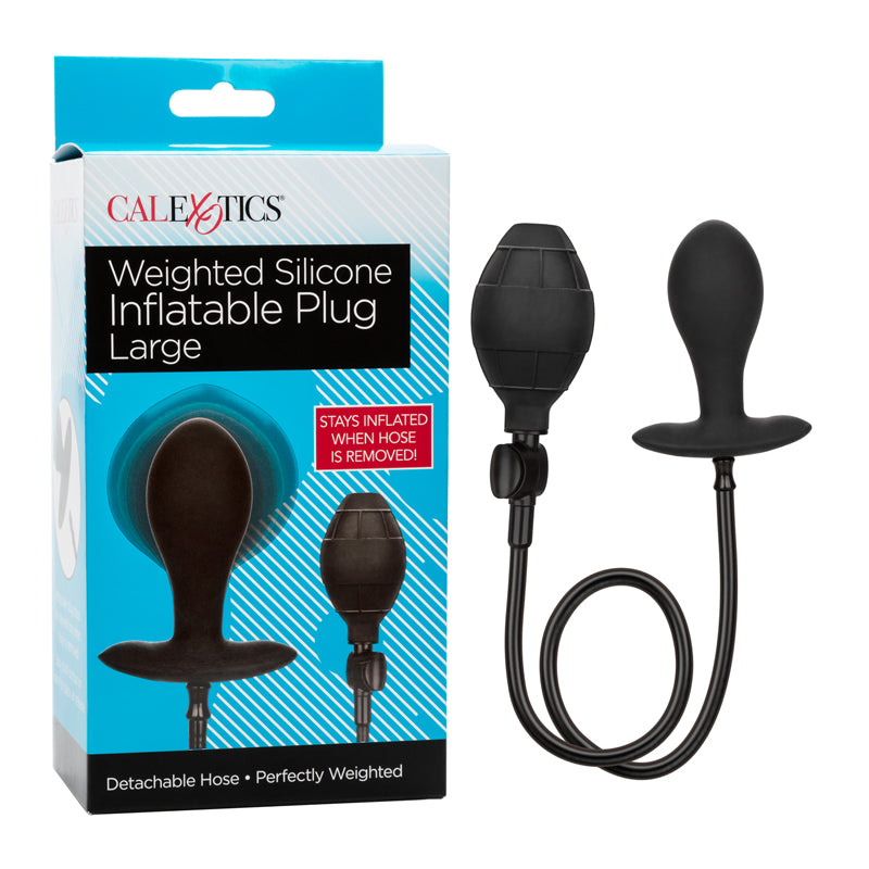 Plug Anal Large Weighted Silicone Inflatable Plug - Cake Sex Shop