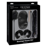 Set Fetish Fantasy Series Limited Edition Bondage Teaser Kit - Black - Cake Sex Shop