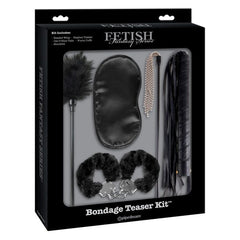 Set Fetish Fantasy Series Limited Edition Bondage Teaser Kit - Black - Cake Sex Shop