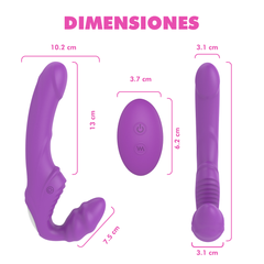 Dildo Strapless Nana Remote Control - 22 cm - Cake Sex Shop 2 3
