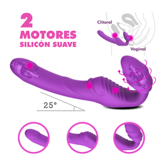 Dildo Strapless Nana Remote Control - 22 cm - Cake Sex Shop 2 3 4