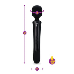 Masajeador Obsession – Intense Wand Massager – Black - Cake Sex Shop 2
