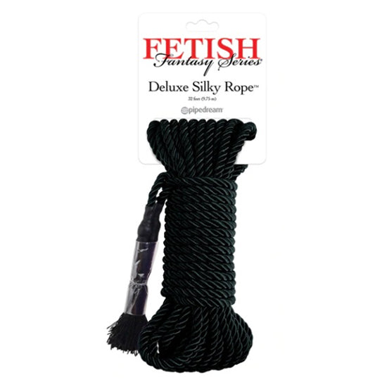 Cuerda Deluxe Silky Rope - Black - Cake Sex Shop