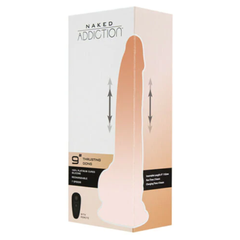 Dildo Naked Addiction 9" Thrusting Dong w/Remote - Cake Sex Shop