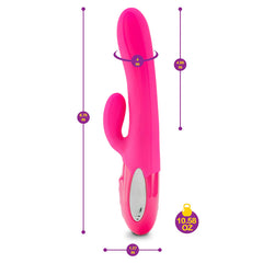 Vibrador Hypnotic - Hot Pink - Thrusting Rabbit W/ Swinging - Cake Sex Shop 2