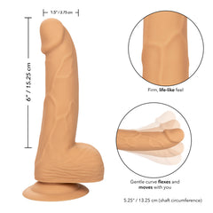 Dildo Silicone Studs 6" Ivory - Cake Sex Shop 2