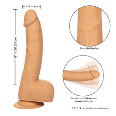 Dildo Silicone Studs 8" Ivory - Cake Sex Shop 2