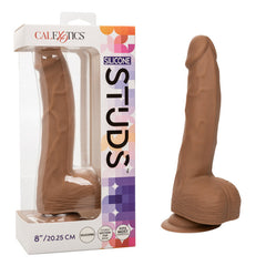 Dildo Silicone Studs 8" Brown - Cake Sex Shop