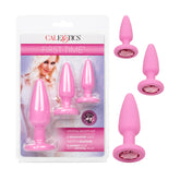 Set Plug First Time Crystal Booty -Pink - Cake Sex Shop