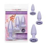 Set Plug First Time Crystal Booty Purple - Cake Sex Shop
