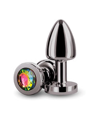Plug Anal Rear Assets - Petite - Gunmetal - Rainbow - Cake Sex Shop 2