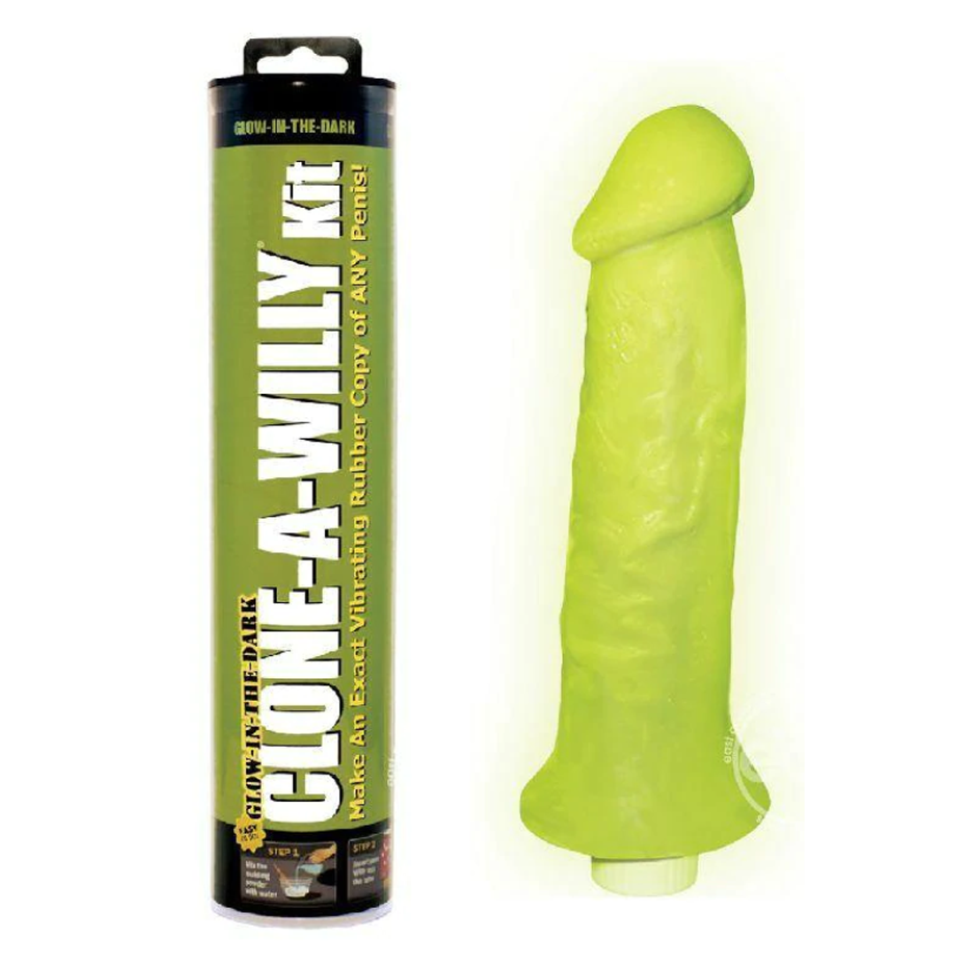 Dildo Kit Molde de Penes Clone a Willy Original Glow in the Dark - Cake Sex Shop