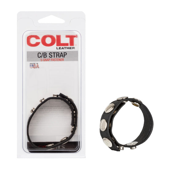 Anillo Colt Leather Cb Strap 5-Snap - Cake Sex Shop