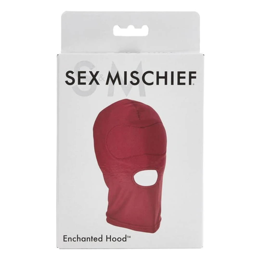 Capucha Enchanted full Hood Burgundy - Cake Sex Shop