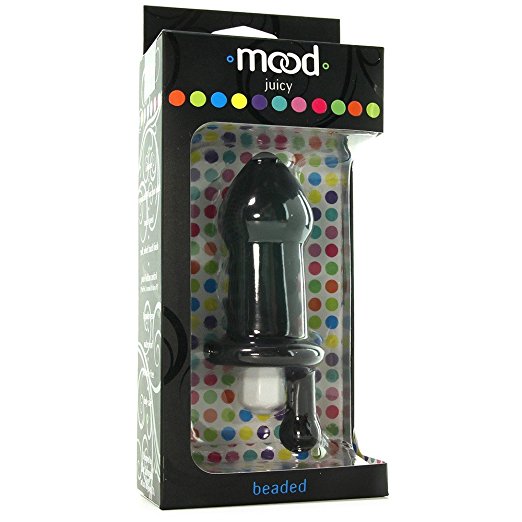 Plug Anal Mood-Juicy Beaded Black - Cake Sex Shop