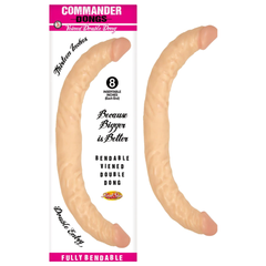 Dildo Doble Commander Dongs Veined Double Dong - Cake Sex Shop