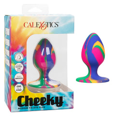 Plug Anal Cheeky Medium Tie-Dye Plug - Cake Sex Shop