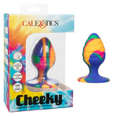 Plug Anal Cheeky Med Swirl Tie-Dye Plug - Cake Sex Shop