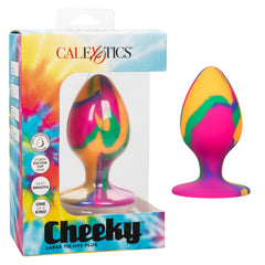 Plug Anal Cheeky Large Tie-Dye Plug - Cake Sex Shop