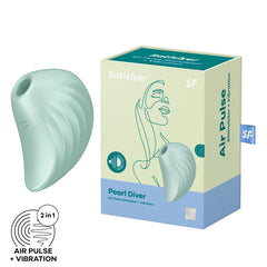 Succionador Satisfyer Pearl Diver-Mint - Cake Sex Shop