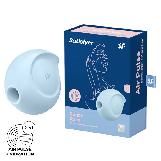 Succionador Satisfyer Sugar Rush-Blue - Cake Sex Shop