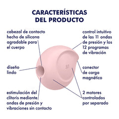 Succionador Satisfyer Sugar Rush-Rose - Cake Sex Shop 2