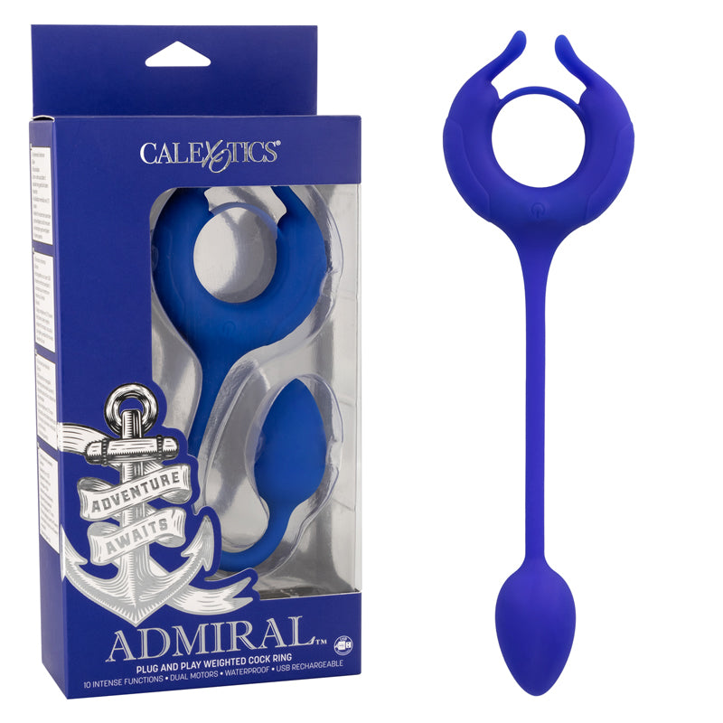 Anillo Admiral Plug Play Weighted Cock Ring - Cake Sex Shop