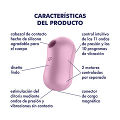 Succionador Satisfyer Cotton Candy-Lilac - Cake Sex Shop 2