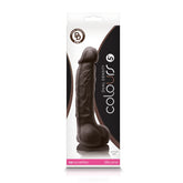Dildo Colours Dual Density - 13 cm Dildo - Dark Brown - Cake Sex Shop 2