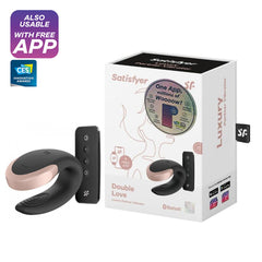 Vibrador Satisfyer Double Love -Black - Cake Sex Shop 2 3 4