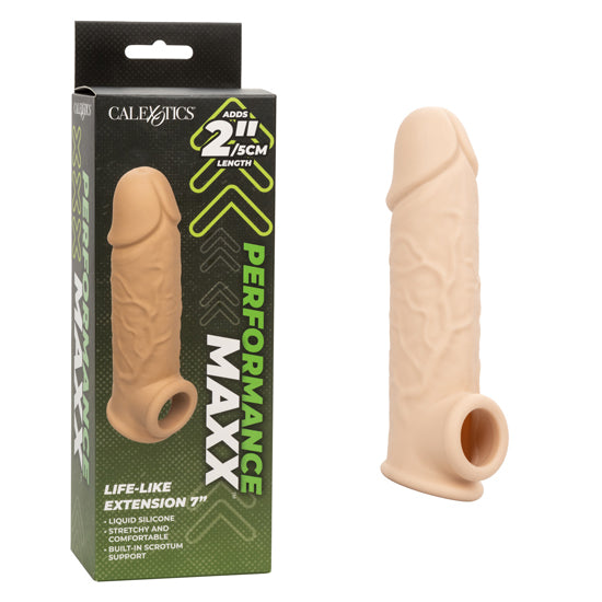 Extensión Performance Maxx LifeLike Extention 7"- Ivory - Cake Sex Shop