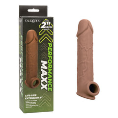 Extensión Performance Maxx LifeLike Extention 8"- Brown - Cake Sex Shop