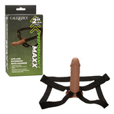 Dildo Performance Maxx Lifelike Extension w/harness - Brown - Cake Sex Shop