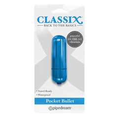Vibrador Classix Pocket Bullet Blue - Cake Sex Shop