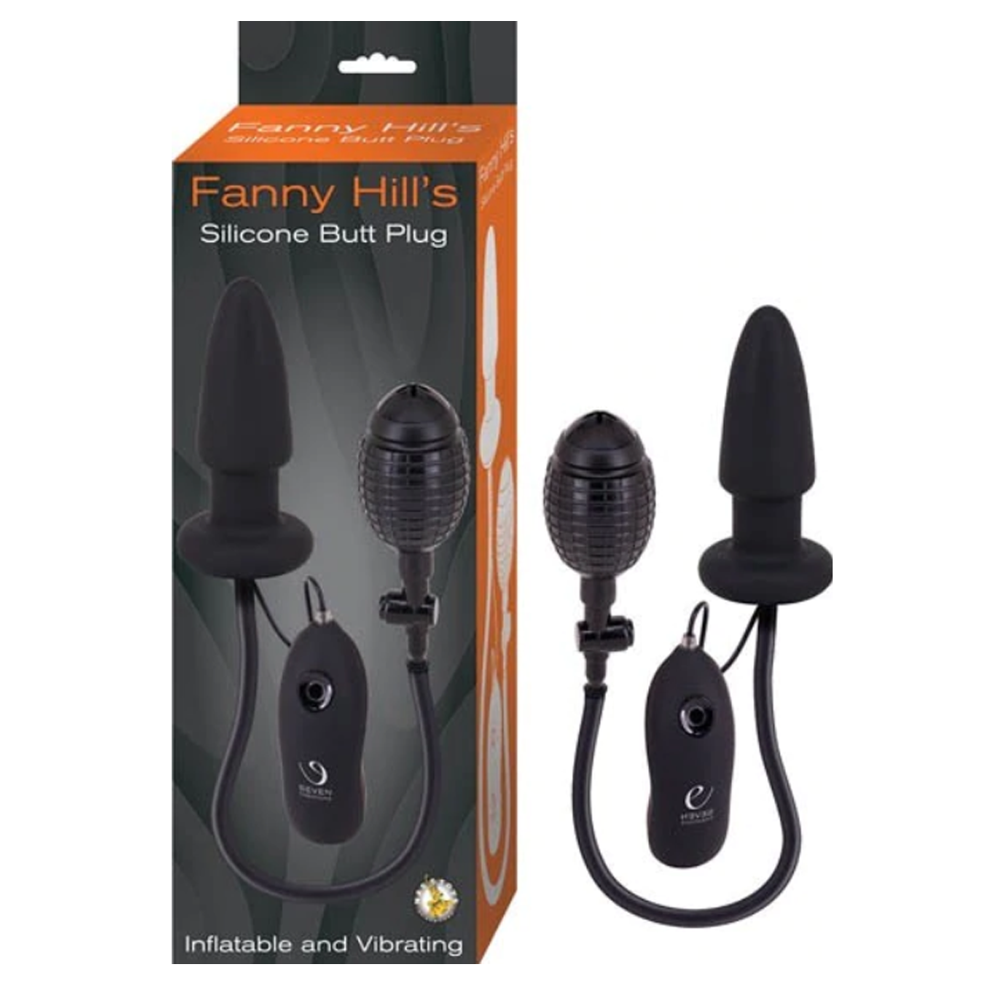 Plug Fanny Hills Silicone Butt Plug Black - Cake Sex Shop