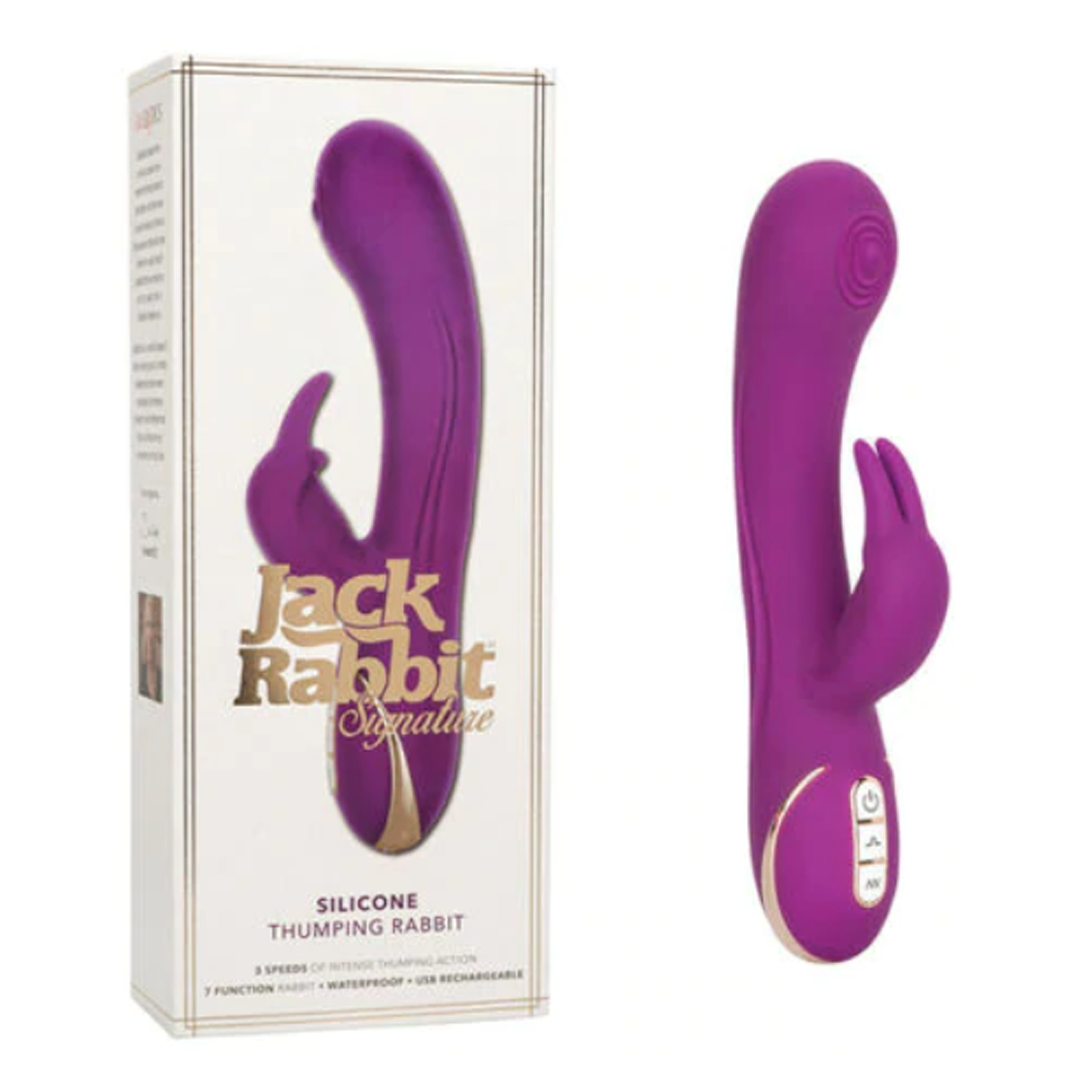 Vibrador Jack Rabbit Signature Silicone Thumping Rabbit - Cake Sex Shop