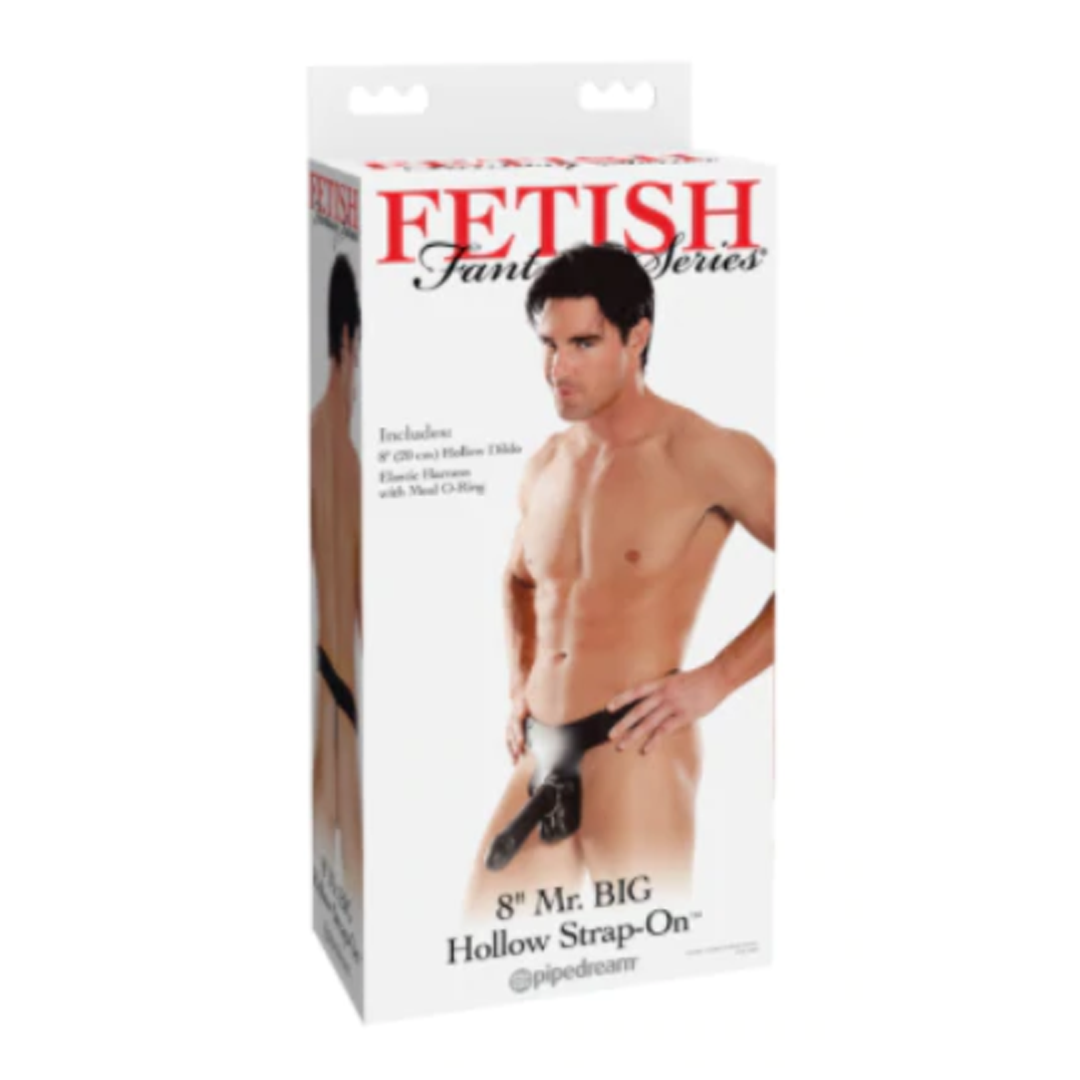 Dildo Fetish Fantasy Series Mr. Big Hollow Strap-On- 20 cm - Cake Sex Shop