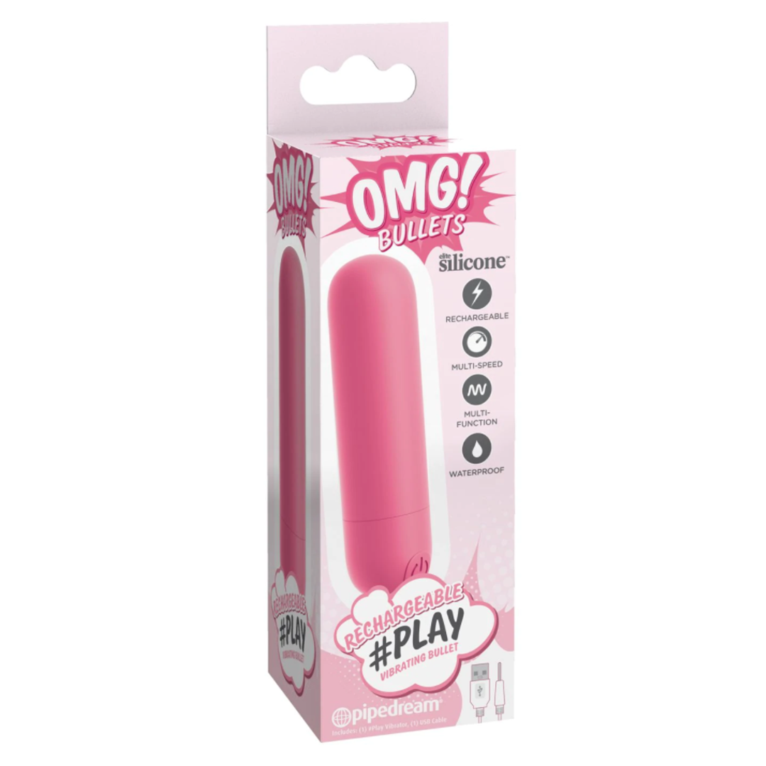 Rechargeable Bullets #Play Pink - Cake Sex Shop