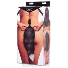 Plug Anal Tailz Gray Fox Tail - Cake Sex Shop