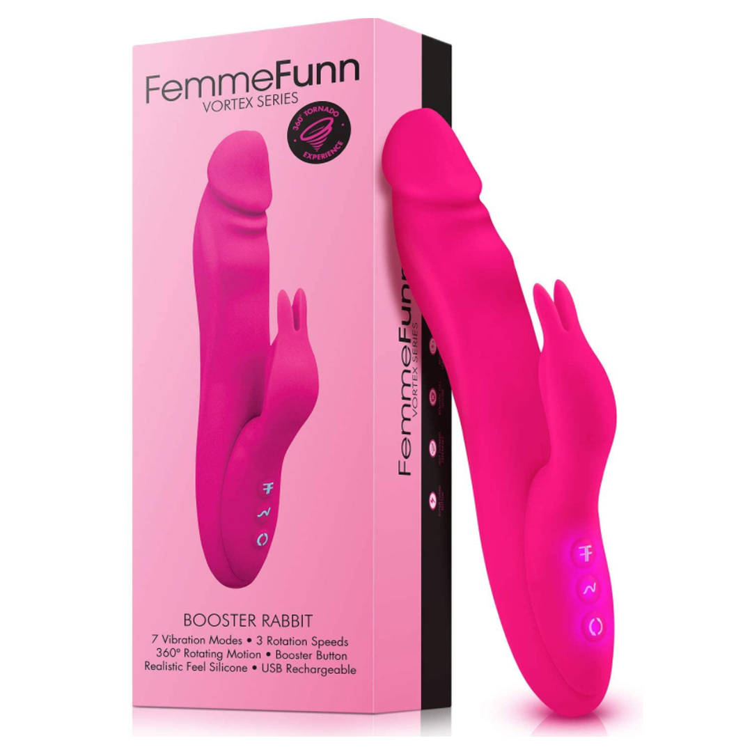 Vibrador Femme Fun Booster Rabbit - Pink - Cake Sex Shop