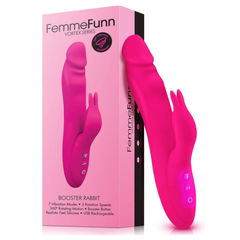 Vibrador Femme Fun Booster Rabbit - Pink - Cake Sex Shop